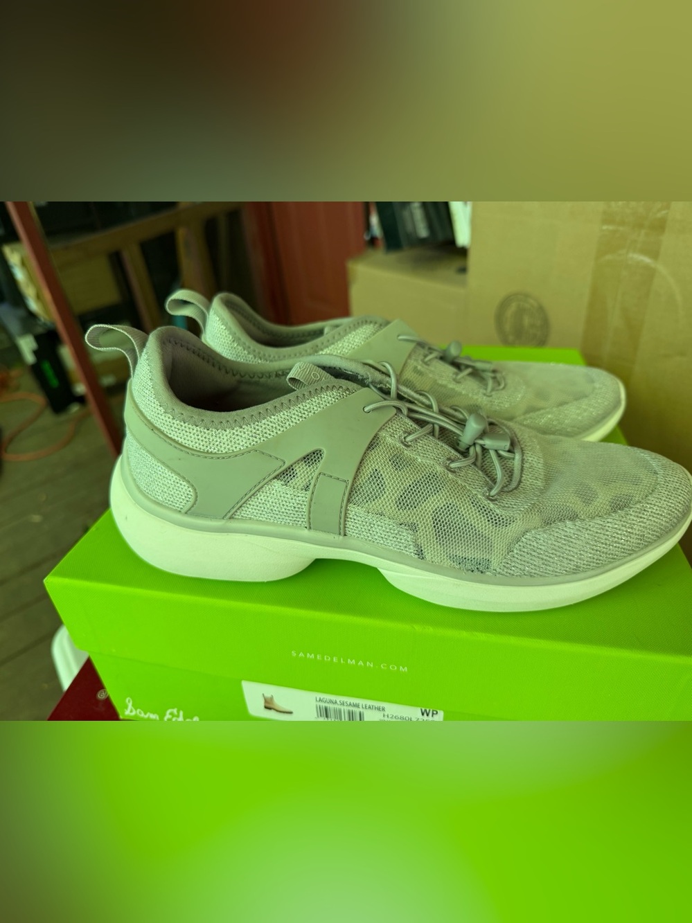 Vionic Amalia Sneakers Womens Size 8 Gray Mesh Walking Shoes Orthopedic Comfort